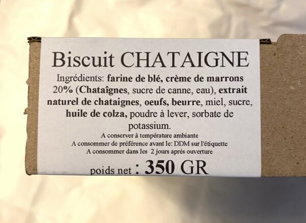 Biscuit moelleux châtaigne - Le Toinou – Image 2