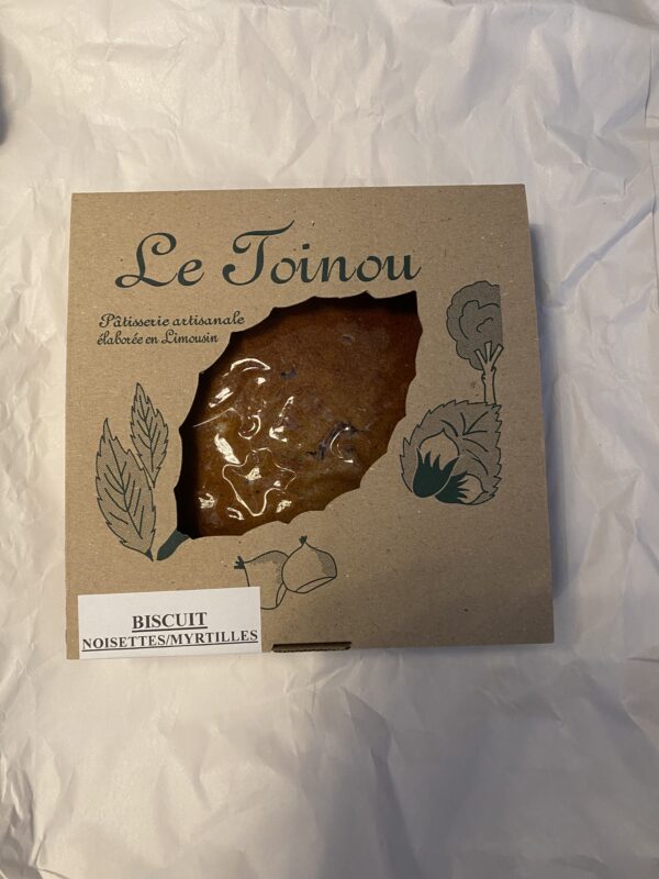 Biscuit moelleux Noisettes/Myrtilles - Le Toinou